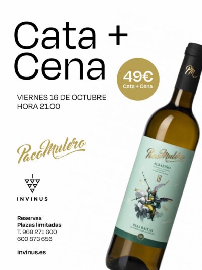 CATA MARIDAJE PACO MULERO 16/10/2026